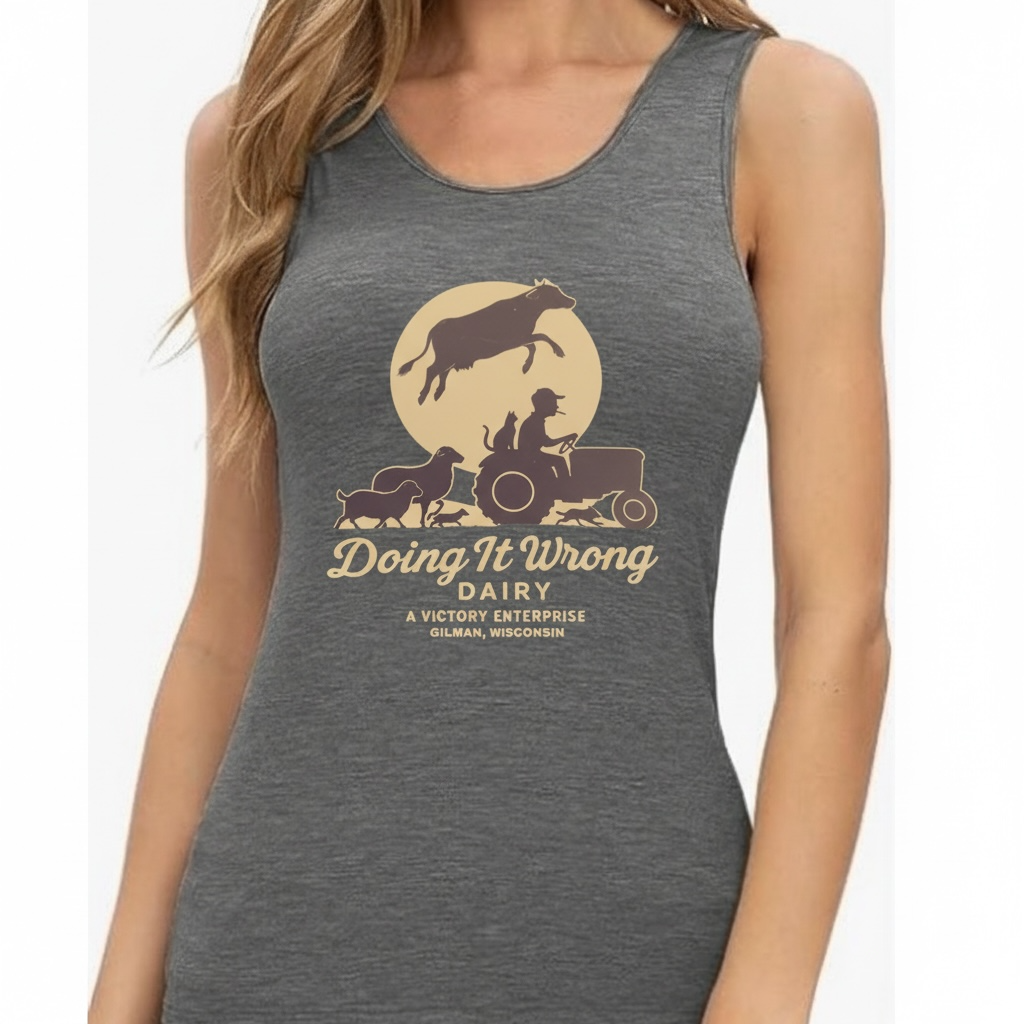 Doing It Wrong Dairy Enterprise Women's Tank Top