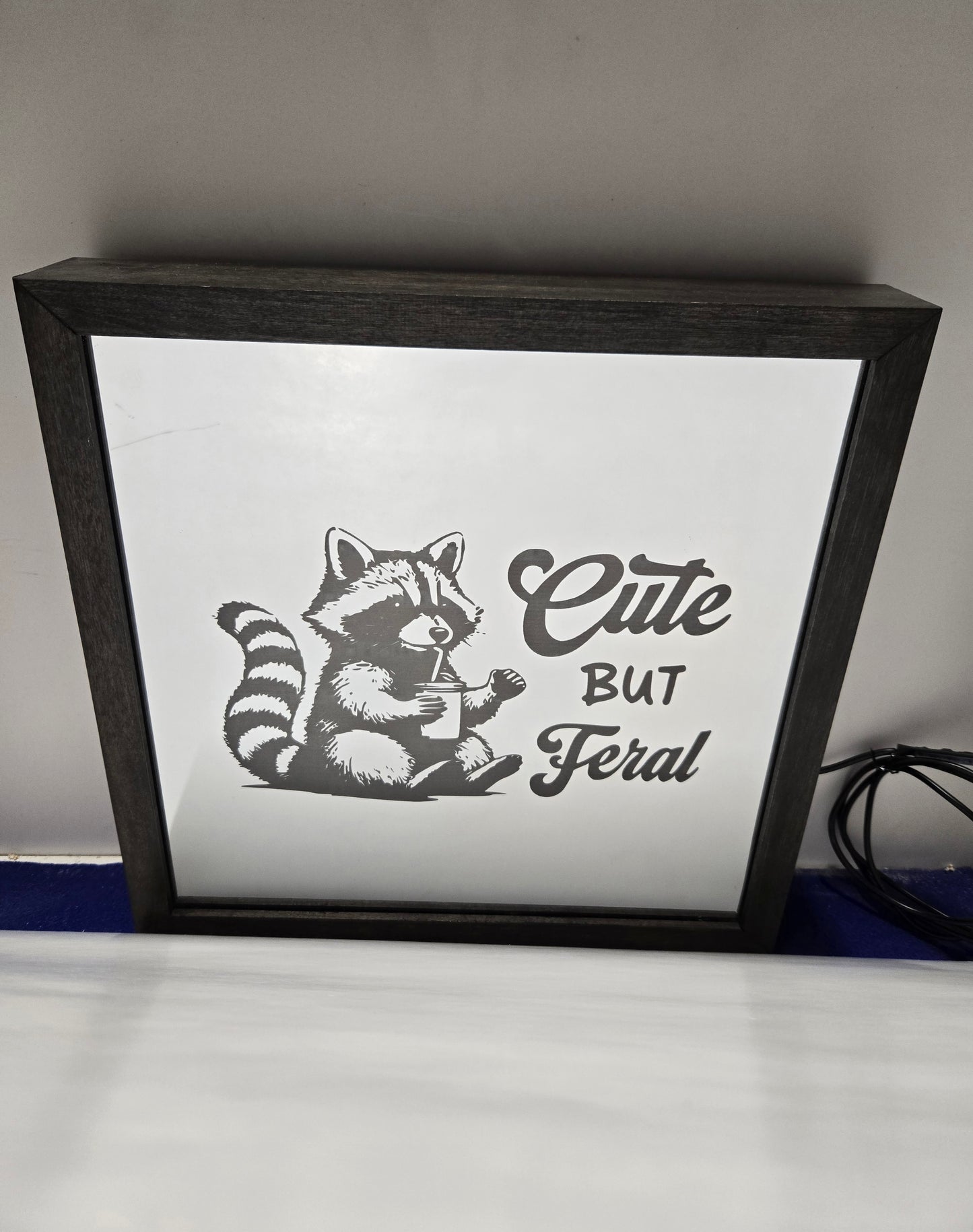 Cute But Feral Light Box