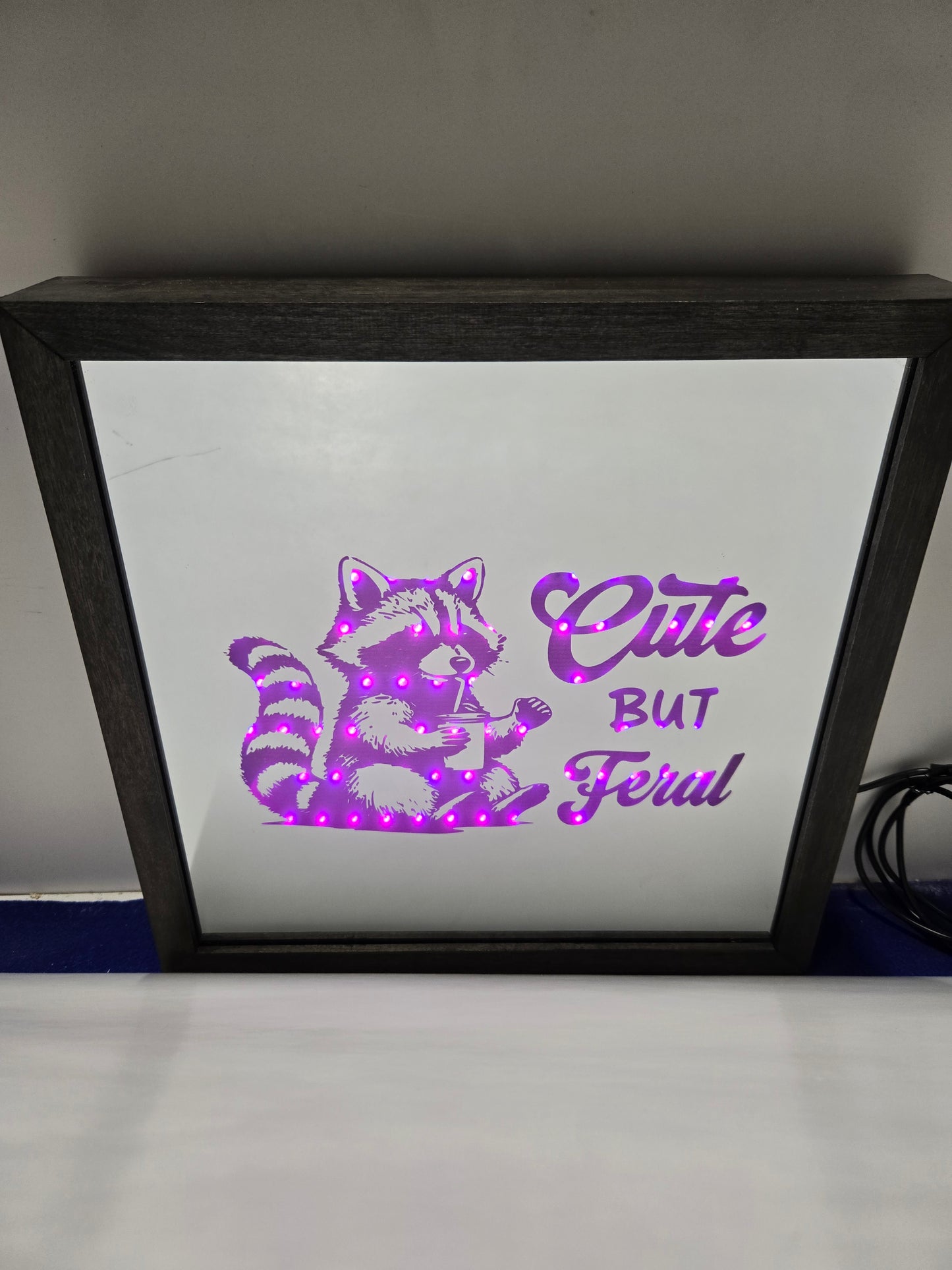 Cute But Feral Light Box