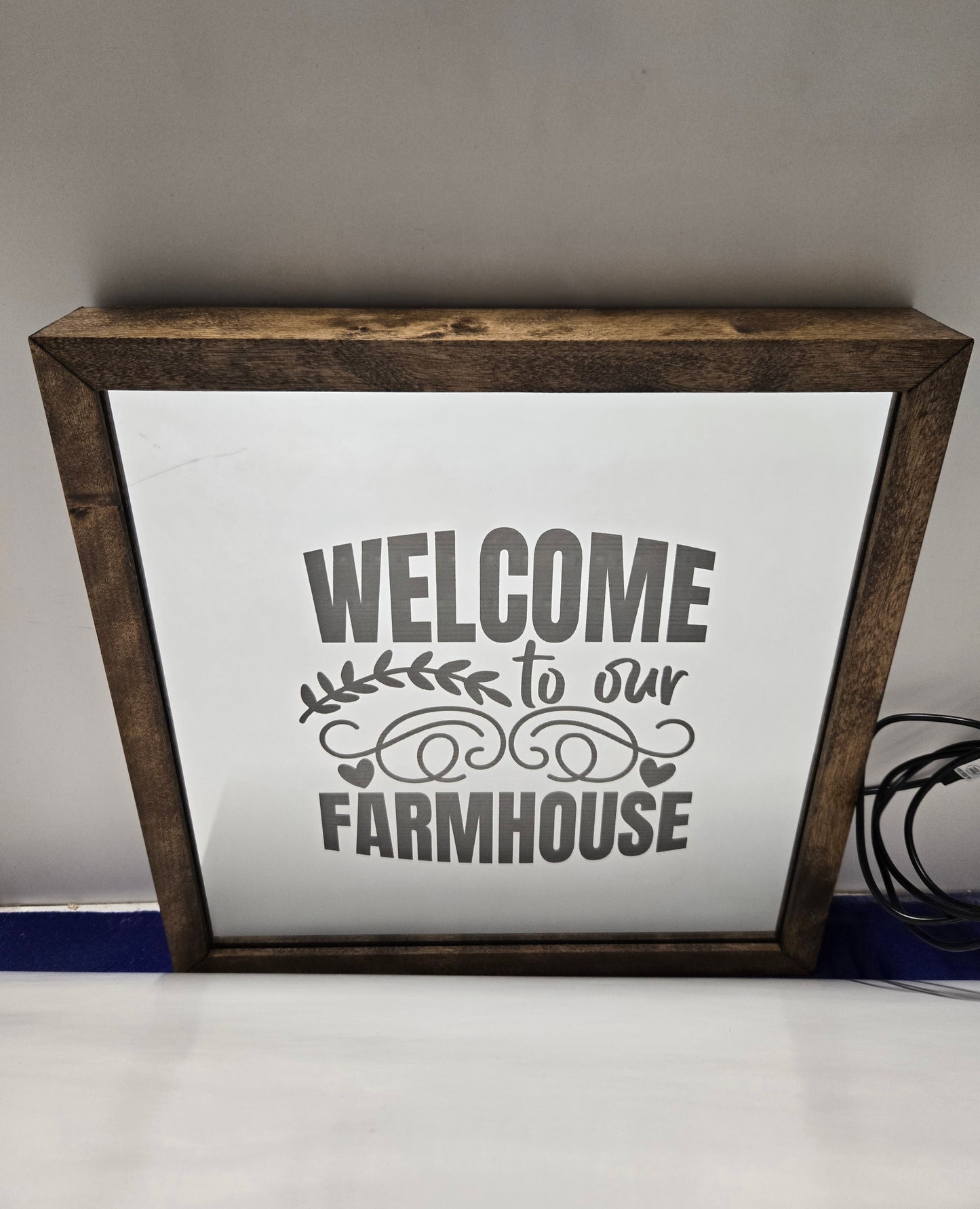 Welcome to our Farmhouse Light Box