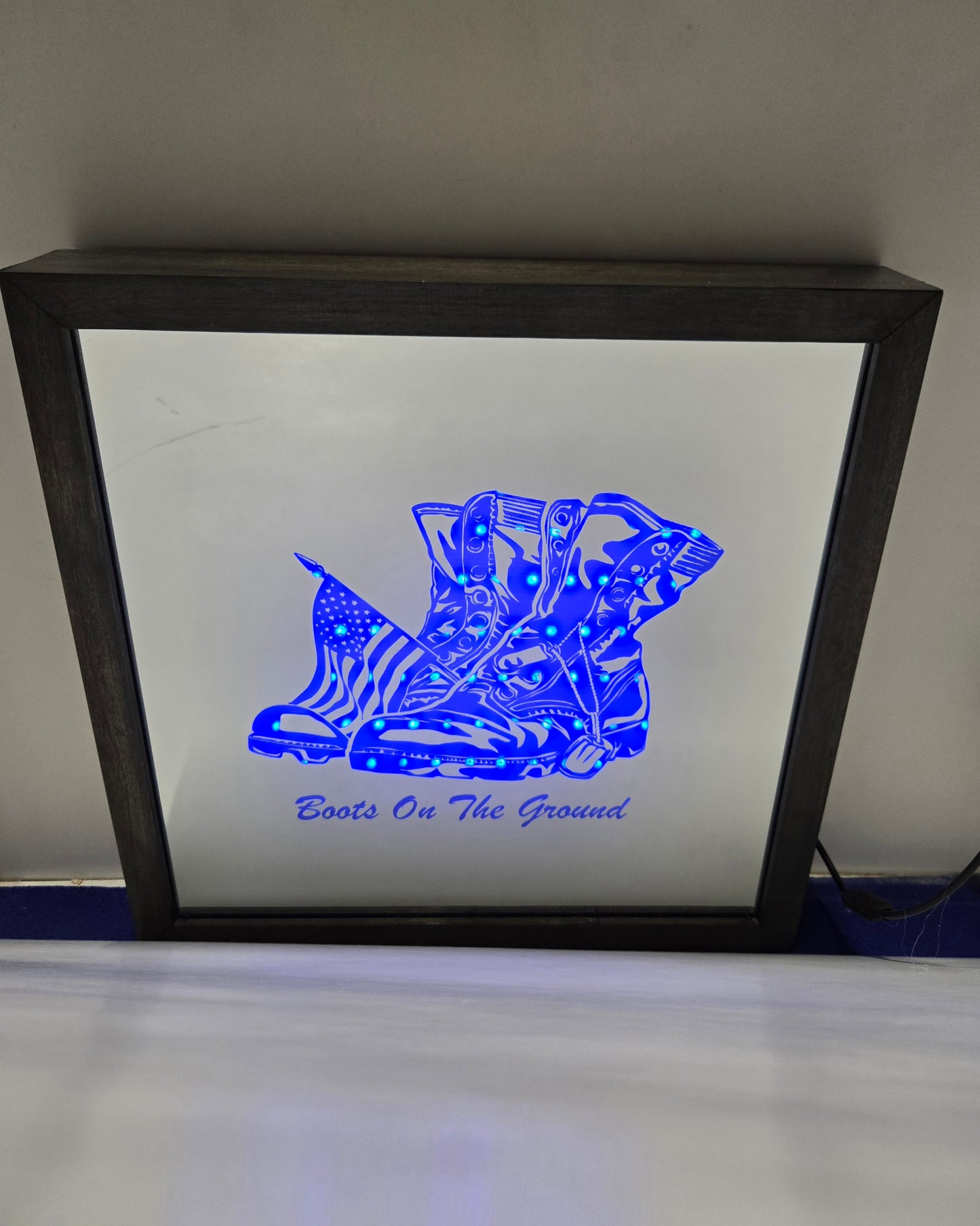 Boots on the Ground Light Box