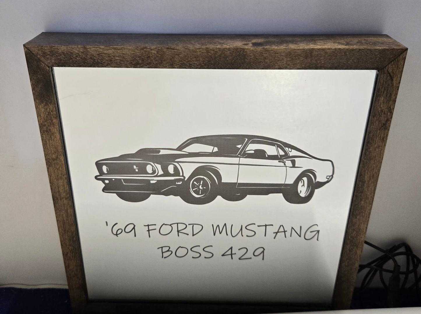 '69 Ford Mustang Mirror Light Box