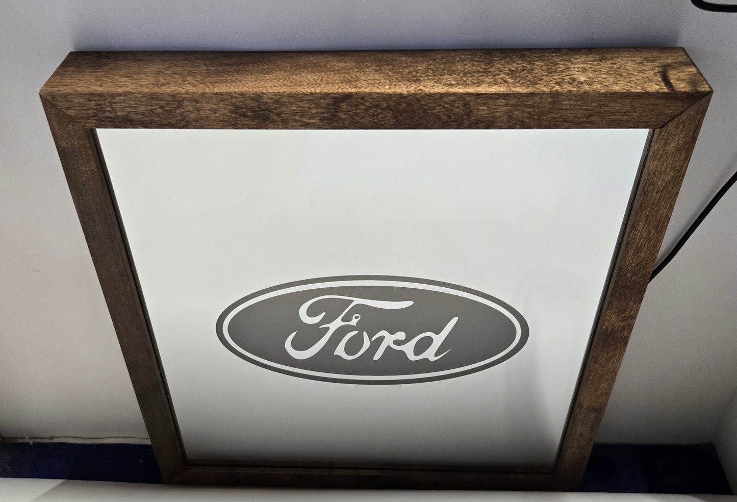 Ford (round) Mirror Light Box