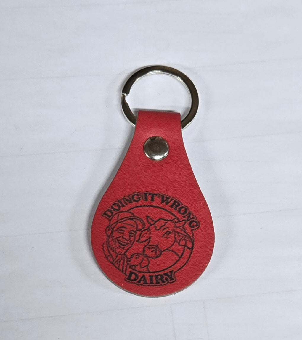 Doing It Wrong Dairy Key Chain