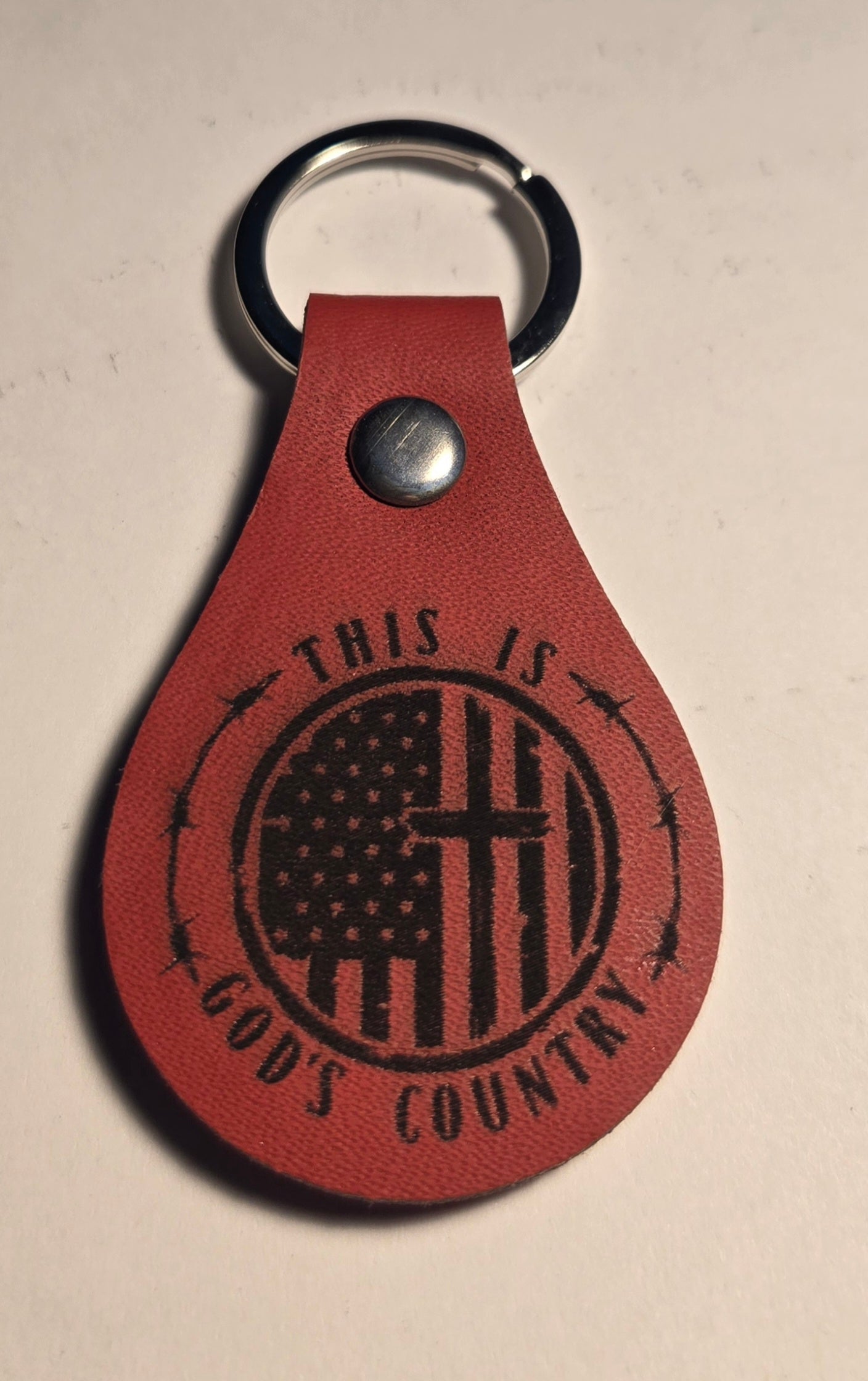 God's Country Keychain