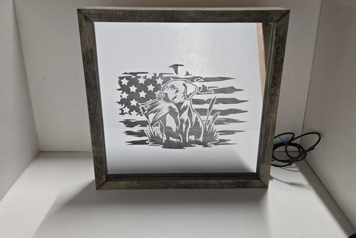 Hunting Dog Light Box