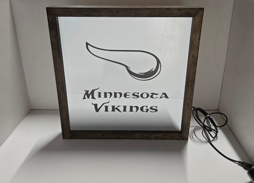 Minnesota Vikings Light Box