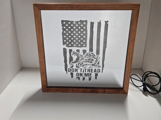 Don't Tread On Me Light Box