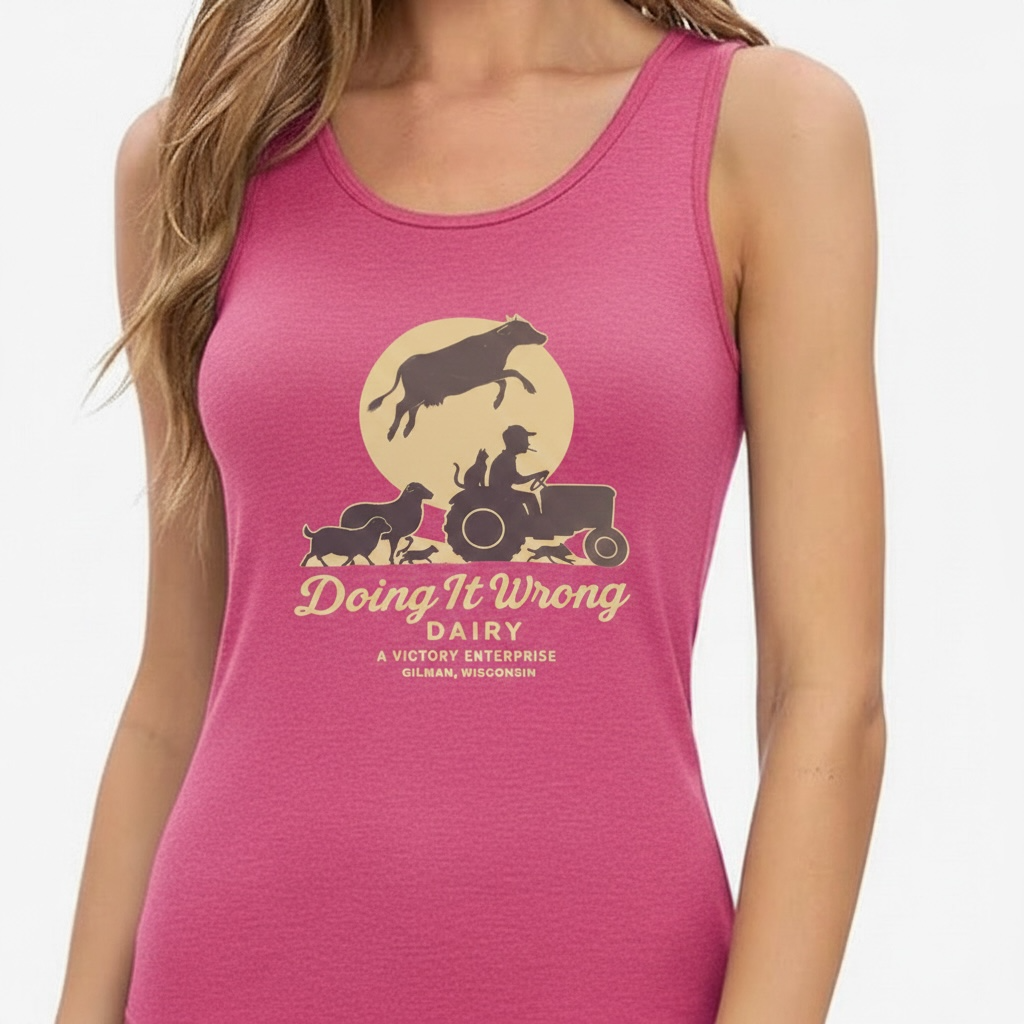 Doing It Wrong Dairy Enterprise Women's Tank Top