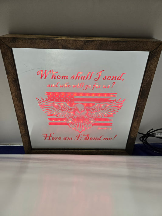 Whom Shall I Send Light Box