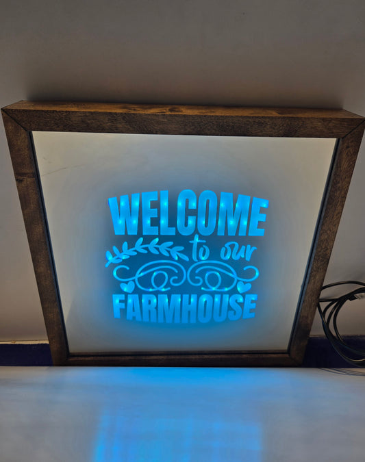 Welcome to our Farmhouse Light Box