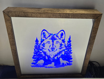 Wolf Mirror Light Box