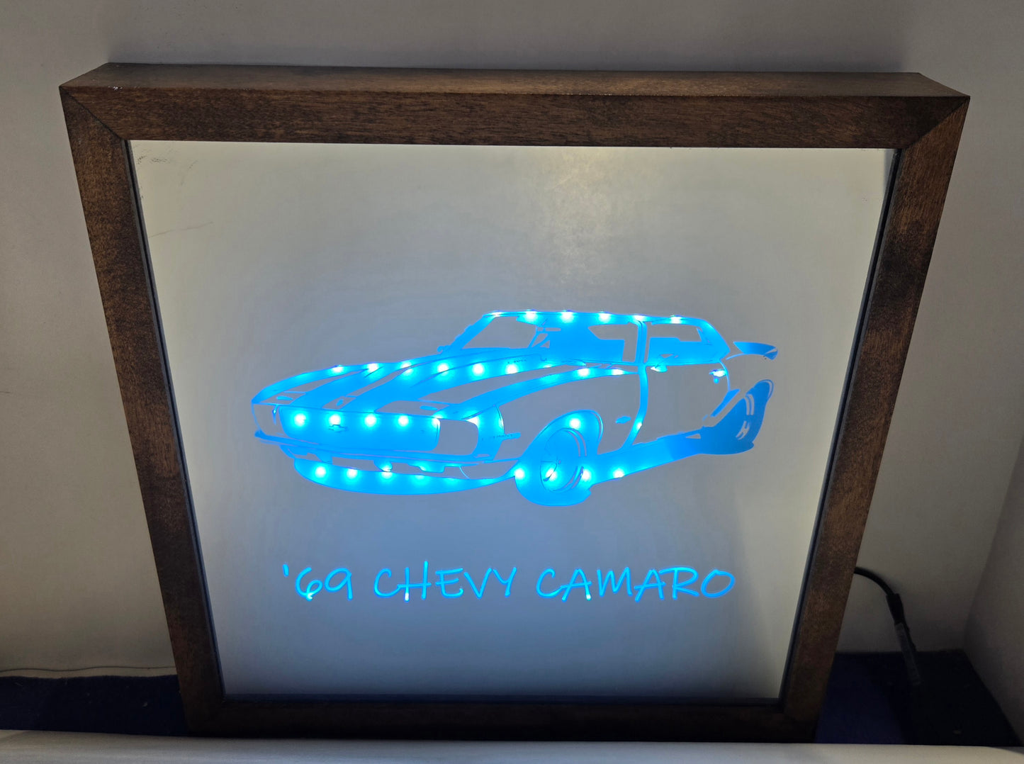 '69 Chevy Camaro Mirror Light Box
