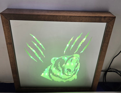 Bear Claw Mirror Light Box