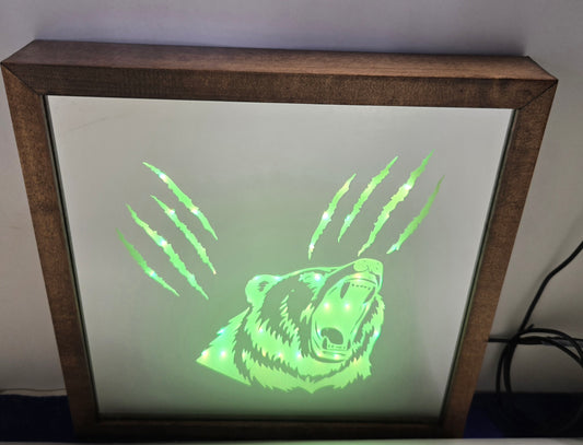 Bear Claw Mirror Light Box