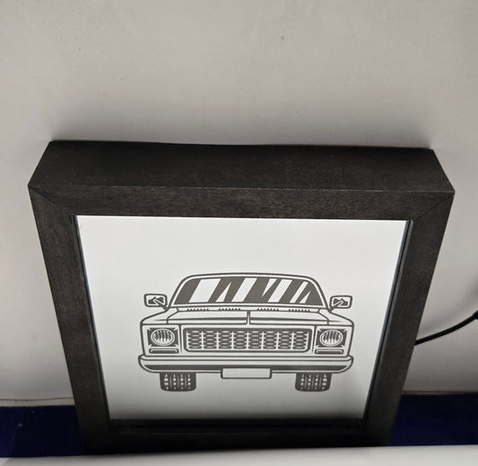 Square Body Truck Mirror Light Box