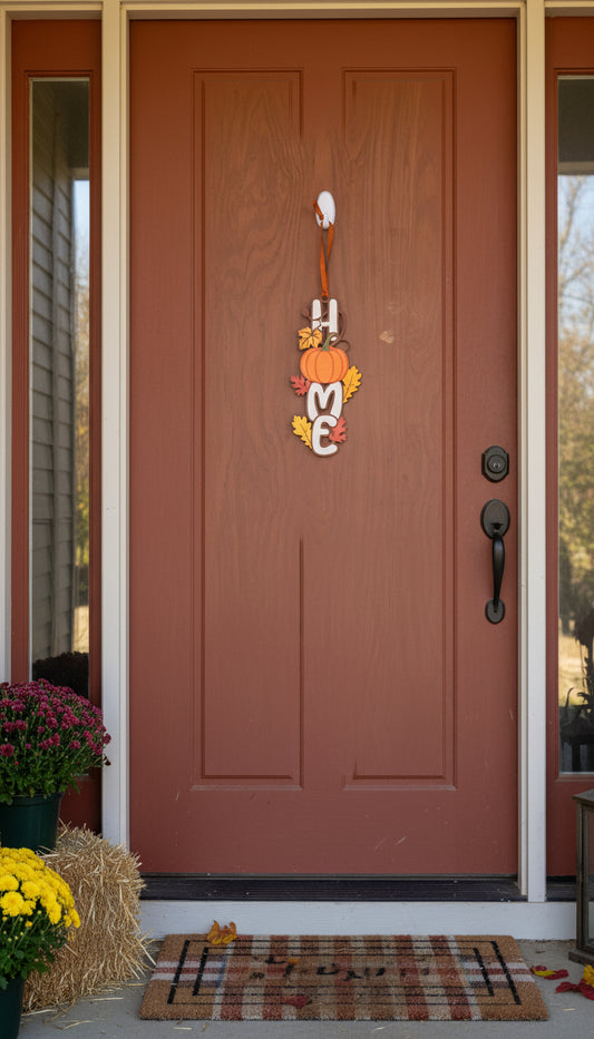 Fall Home Door Hanger