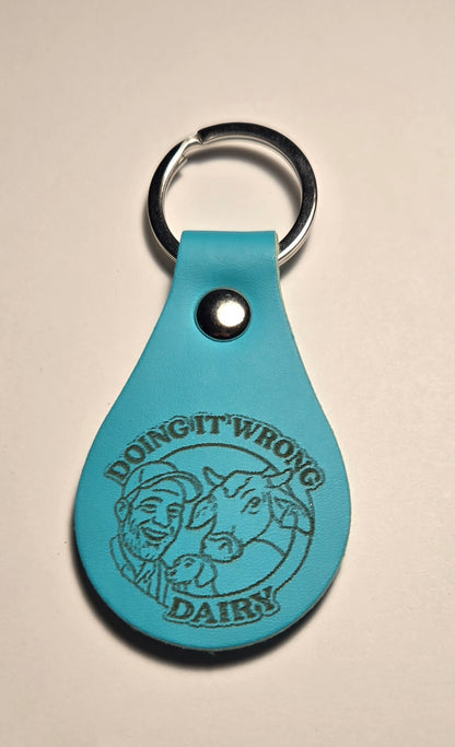 Doing It Wrong Dairy Key Chain