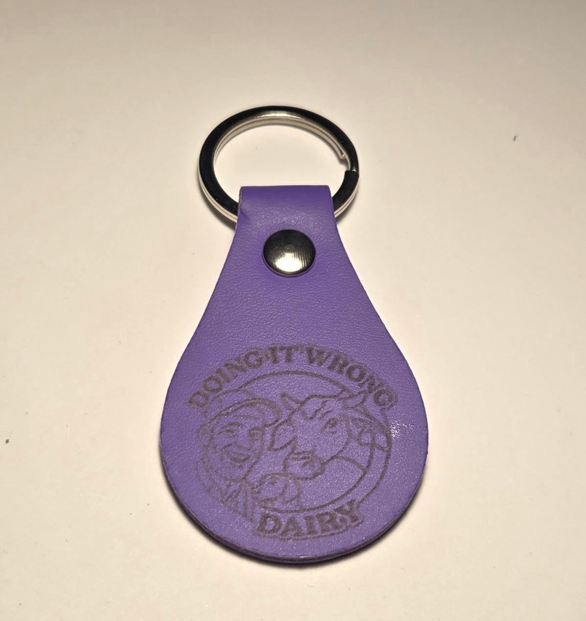 Doing It Wrong Dairy Key Chain