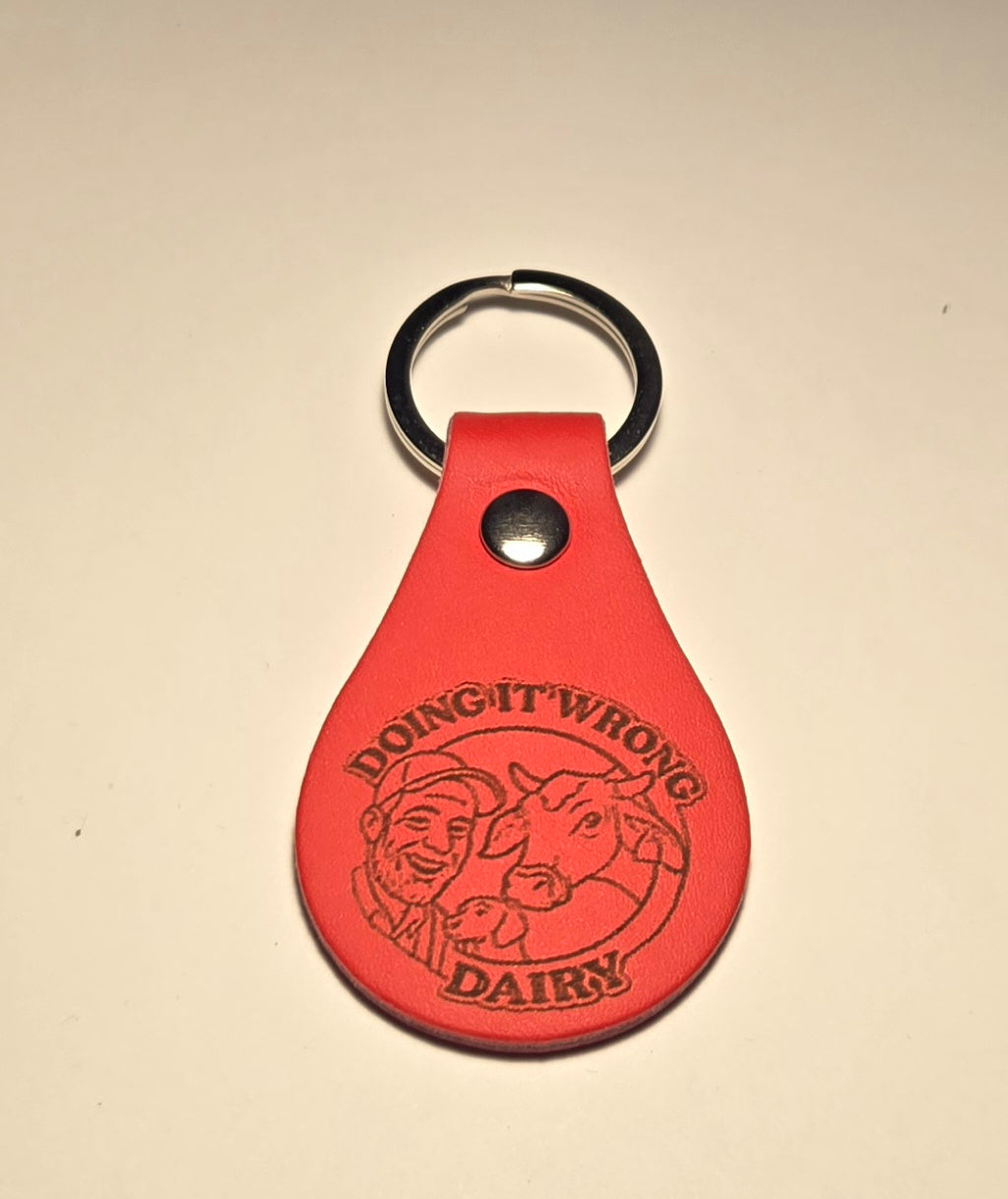 Doing It Wrong Dairy Key Chain