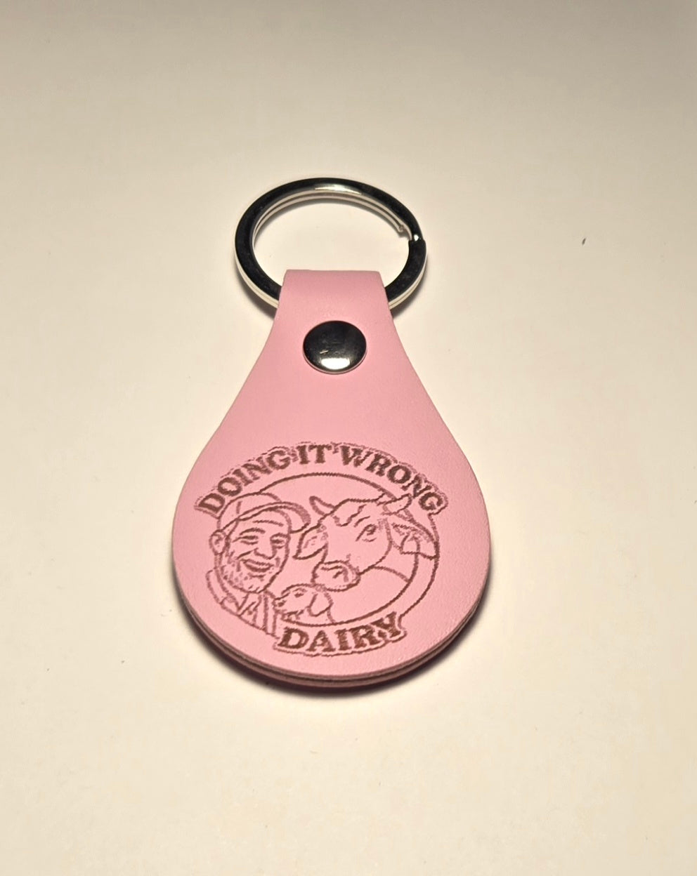Doing It Wrong Dairy Key Chain