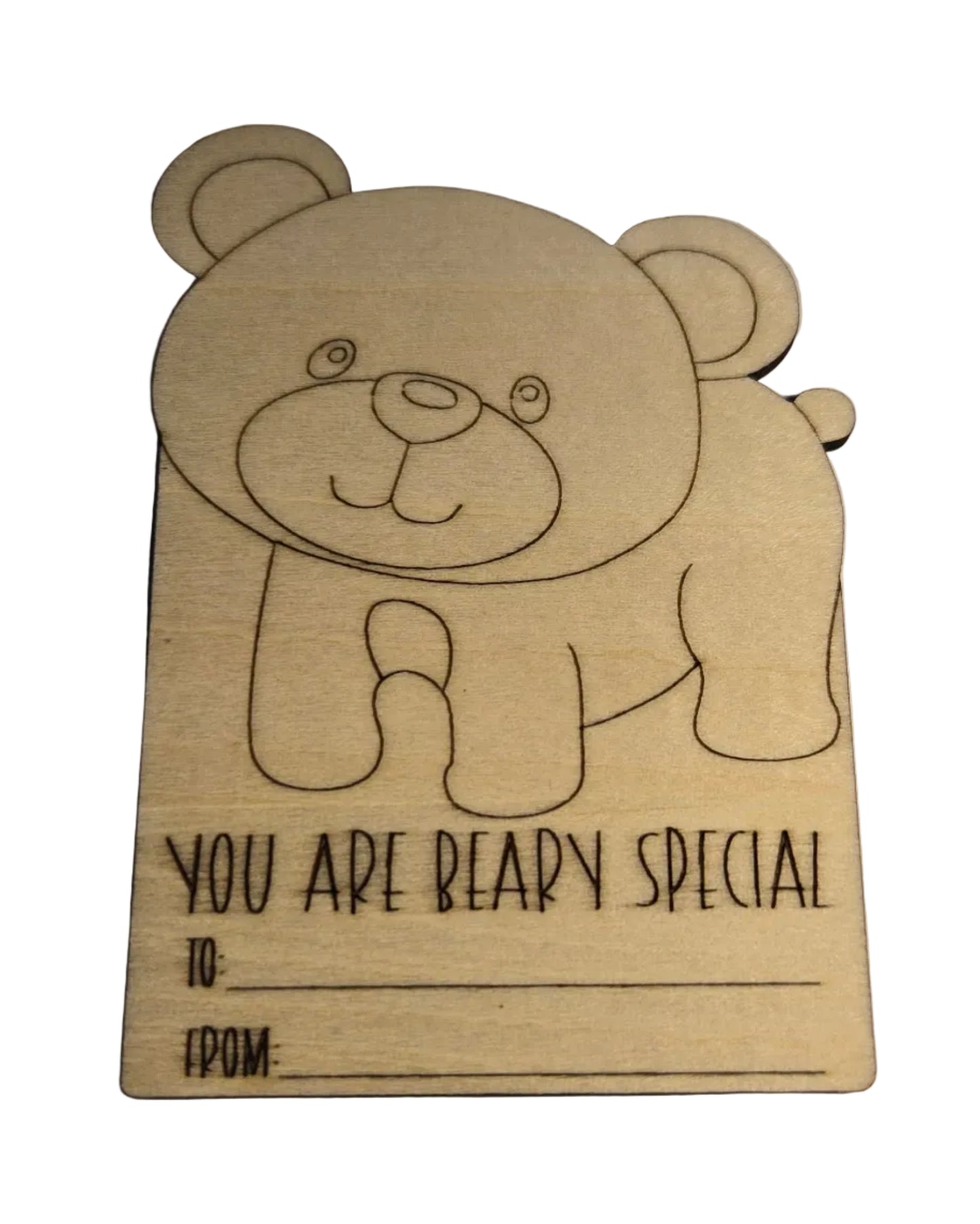 Wood Valentine Cards