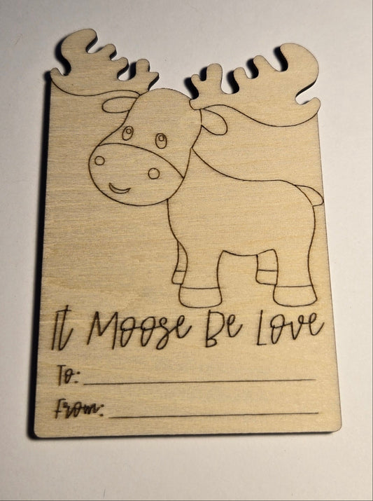 Wood Valentine Cards