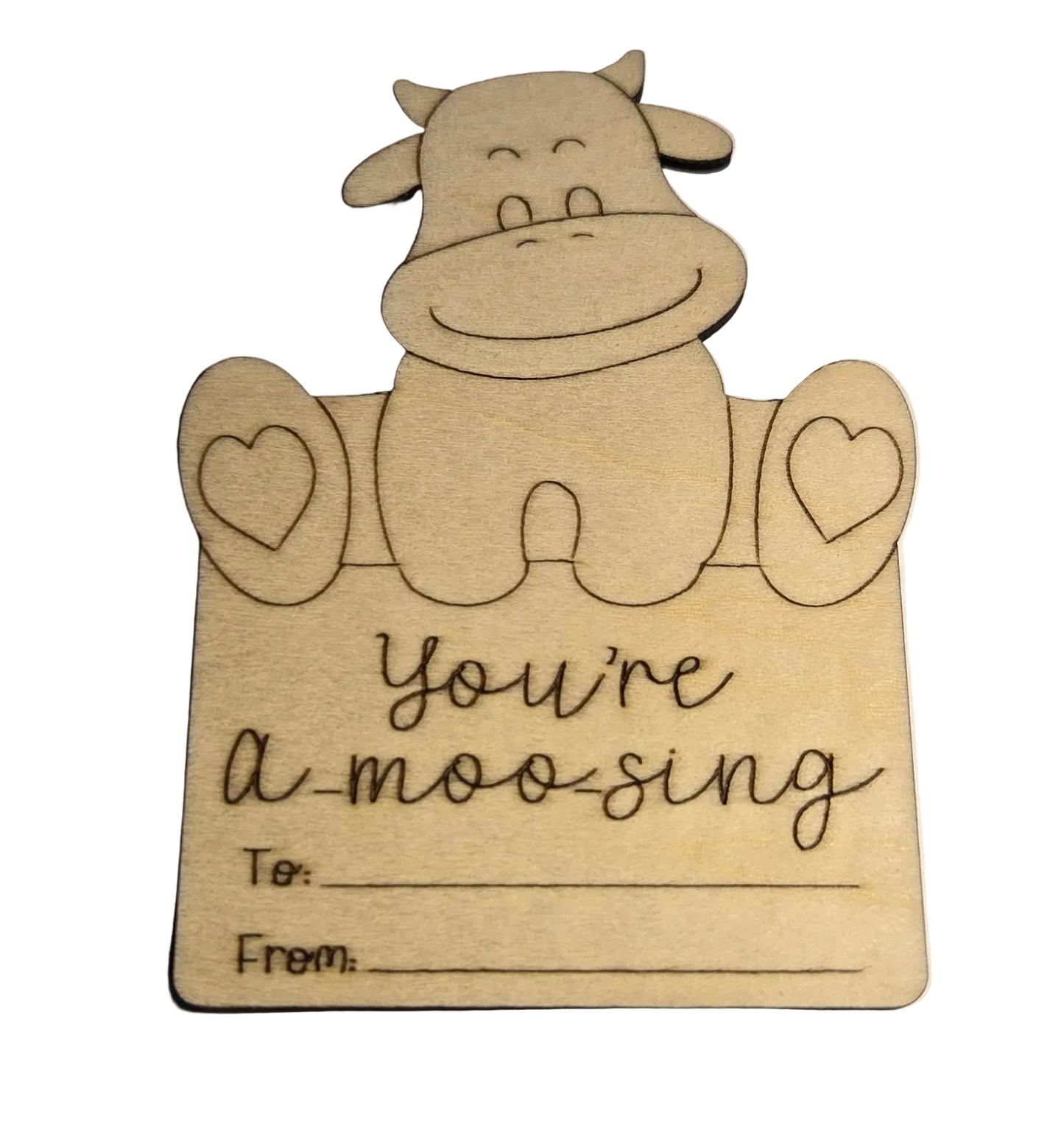 Wood Valentine Cards