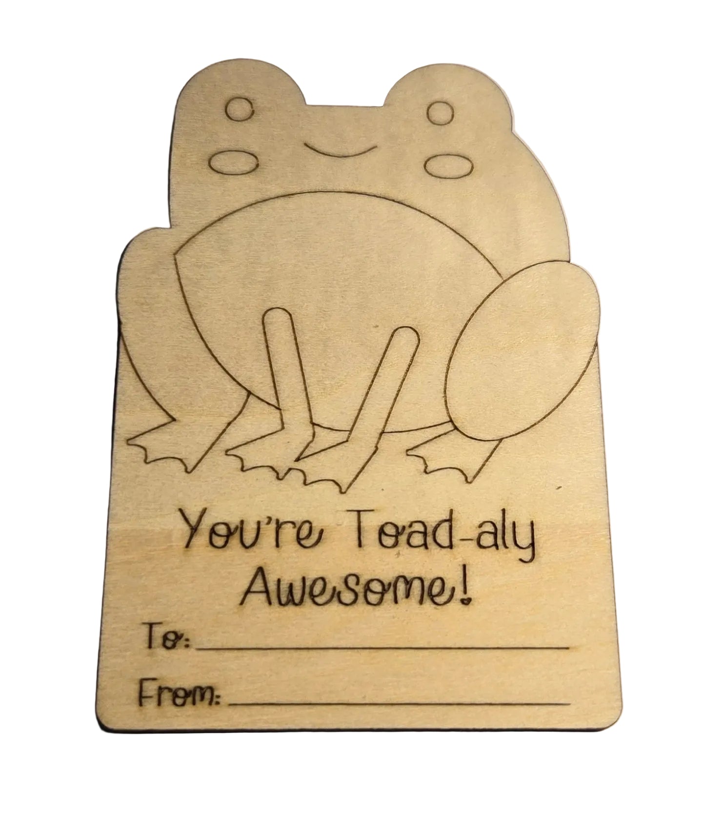 Wood Valentine Cards