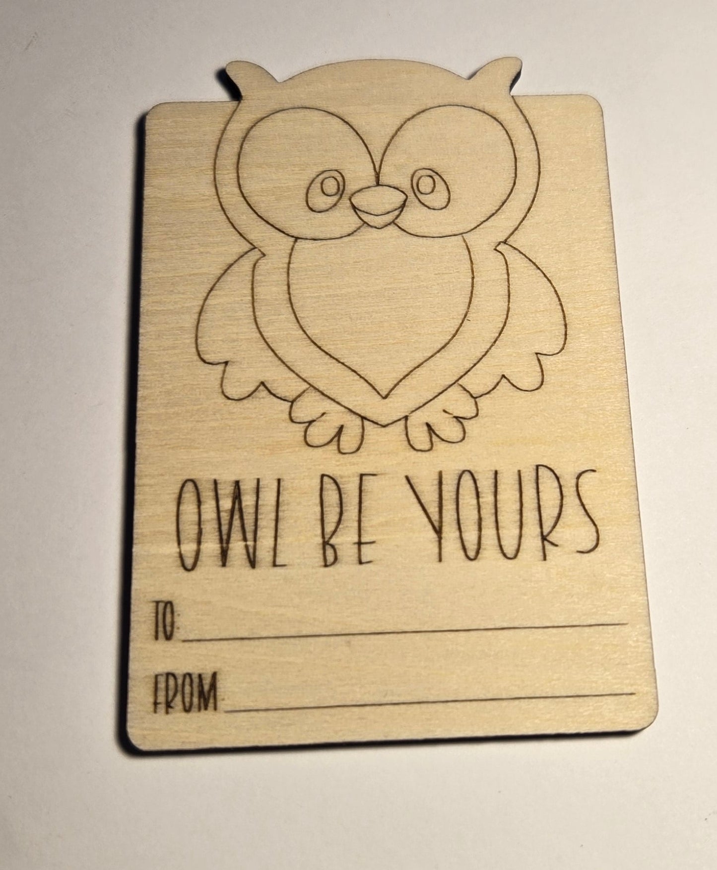 Wood Valentine Cards