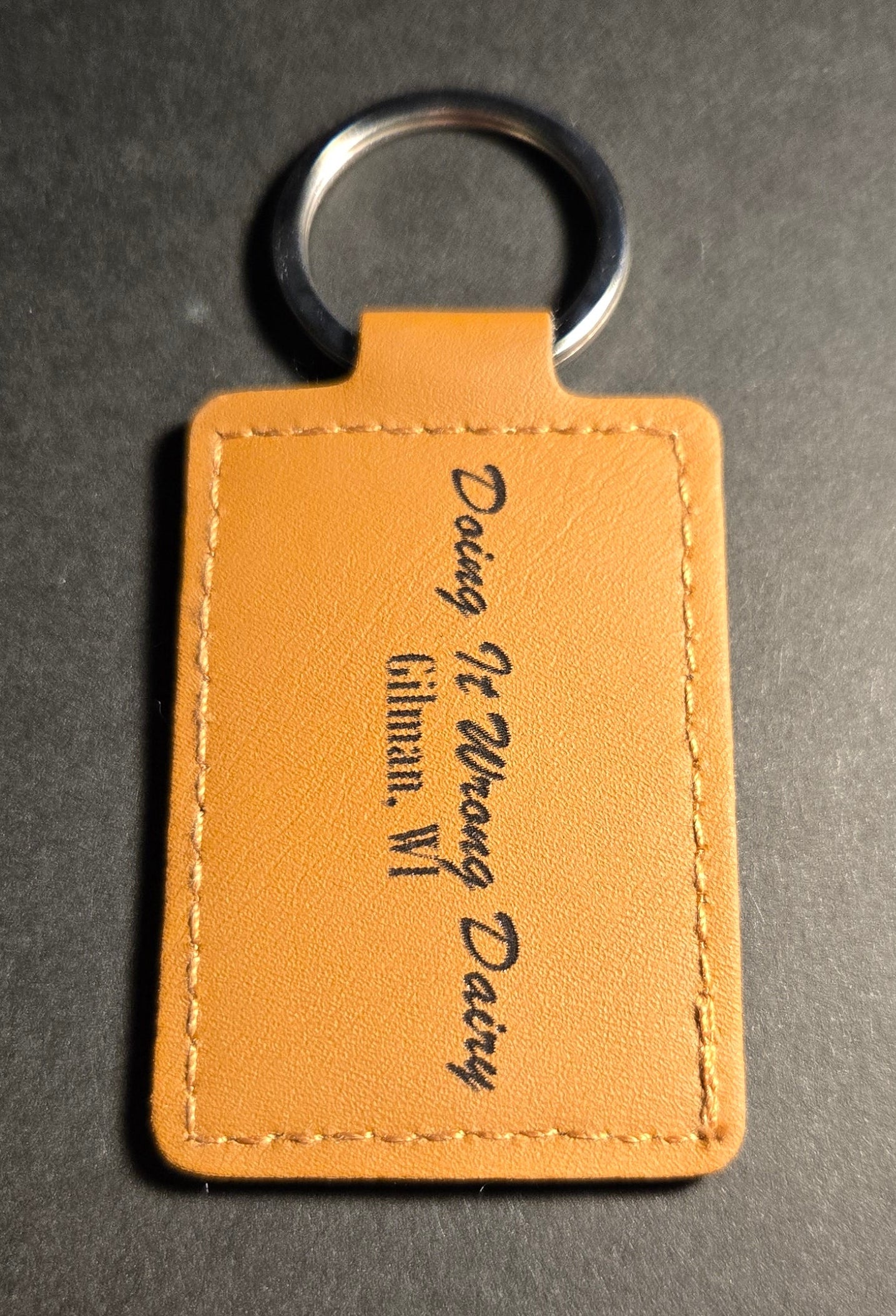 Doing It Wrong Dairy Enterprise Key Chain-Rectangle