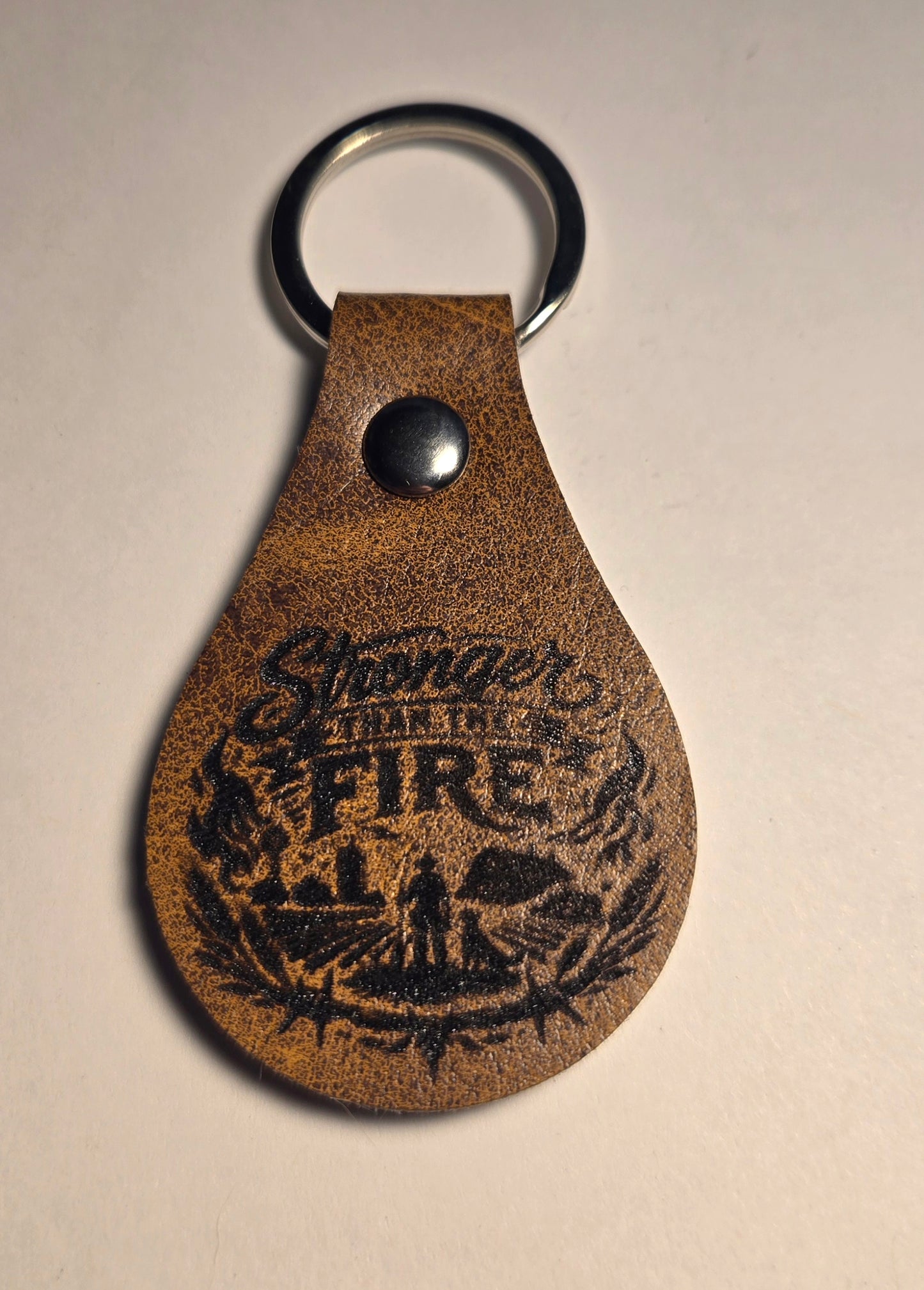 Stronger Than the Fire Keychain