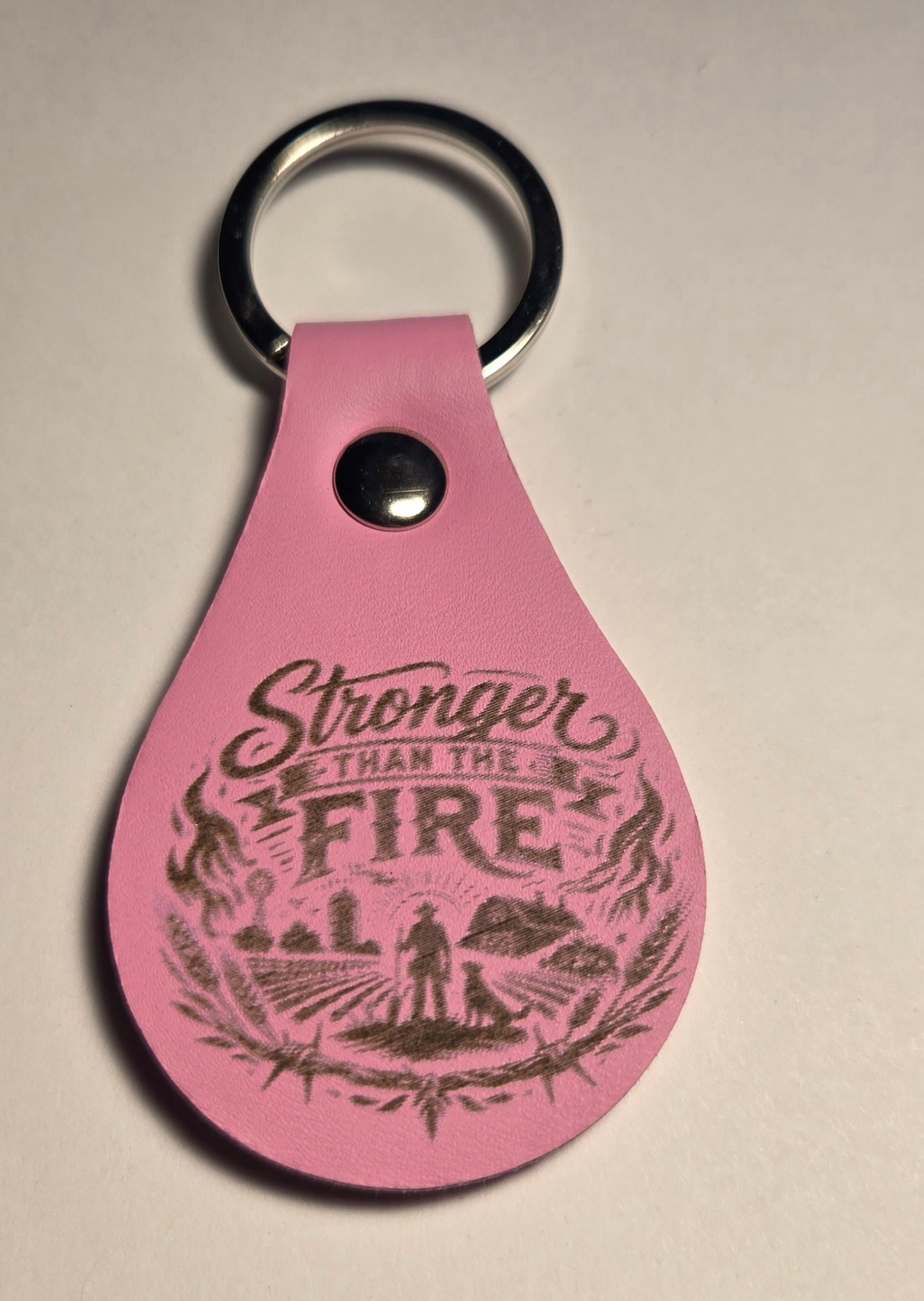 Stronger Than the Fire Keychain