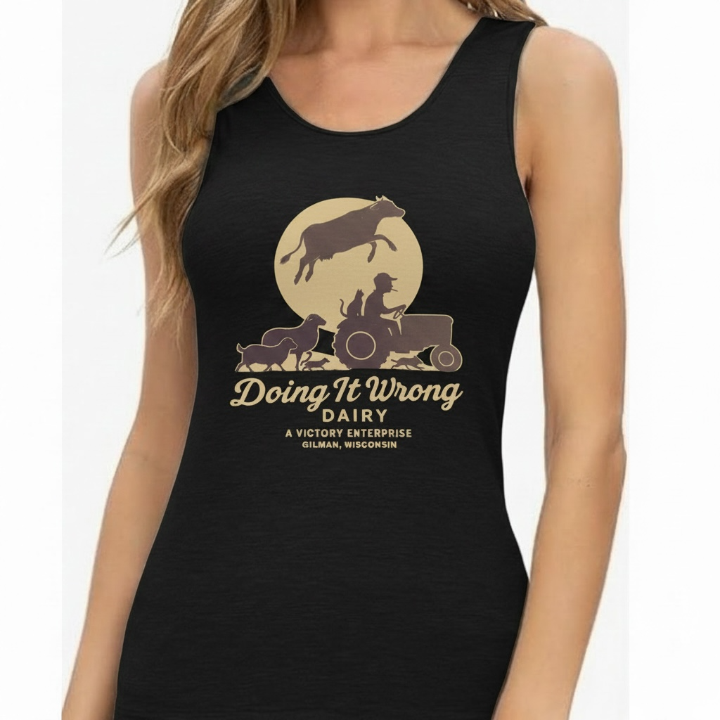 Doing It Wrong Dairy Enterprise Women's Tank Top