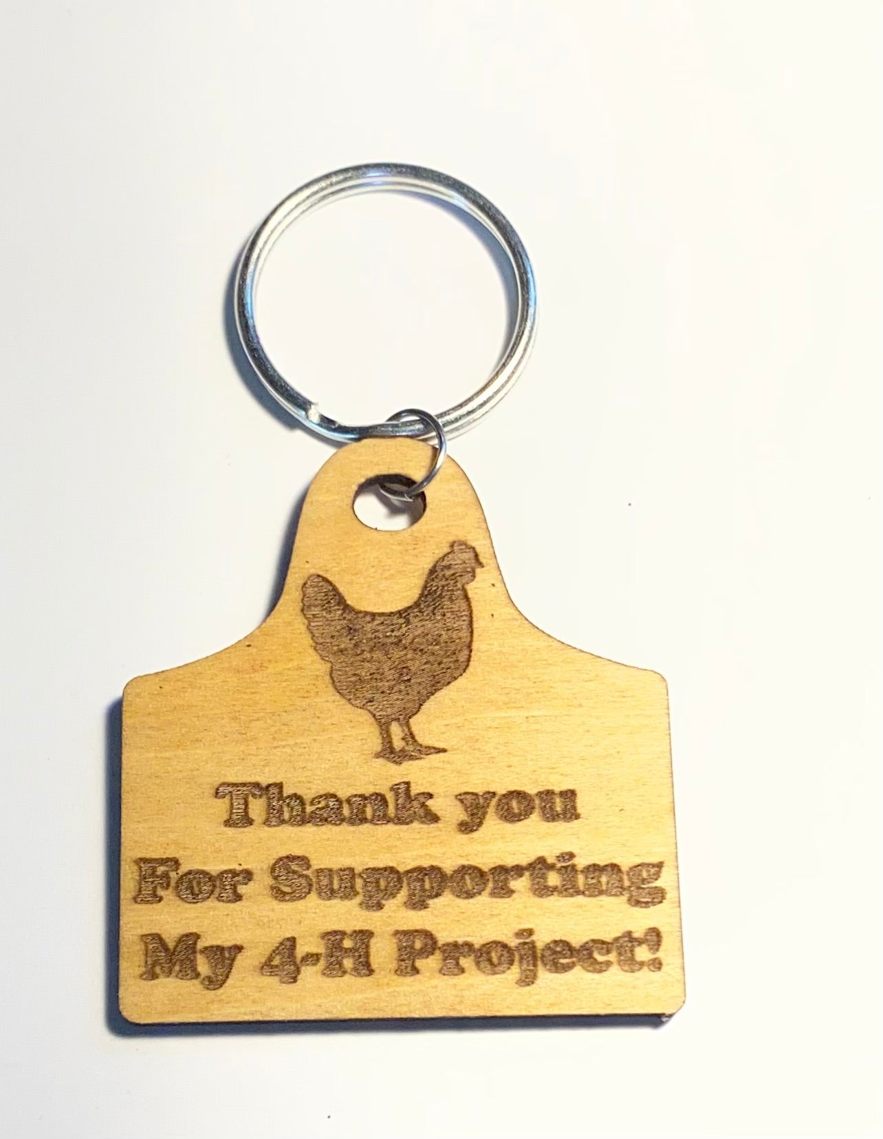 4-H Thank you Keychains