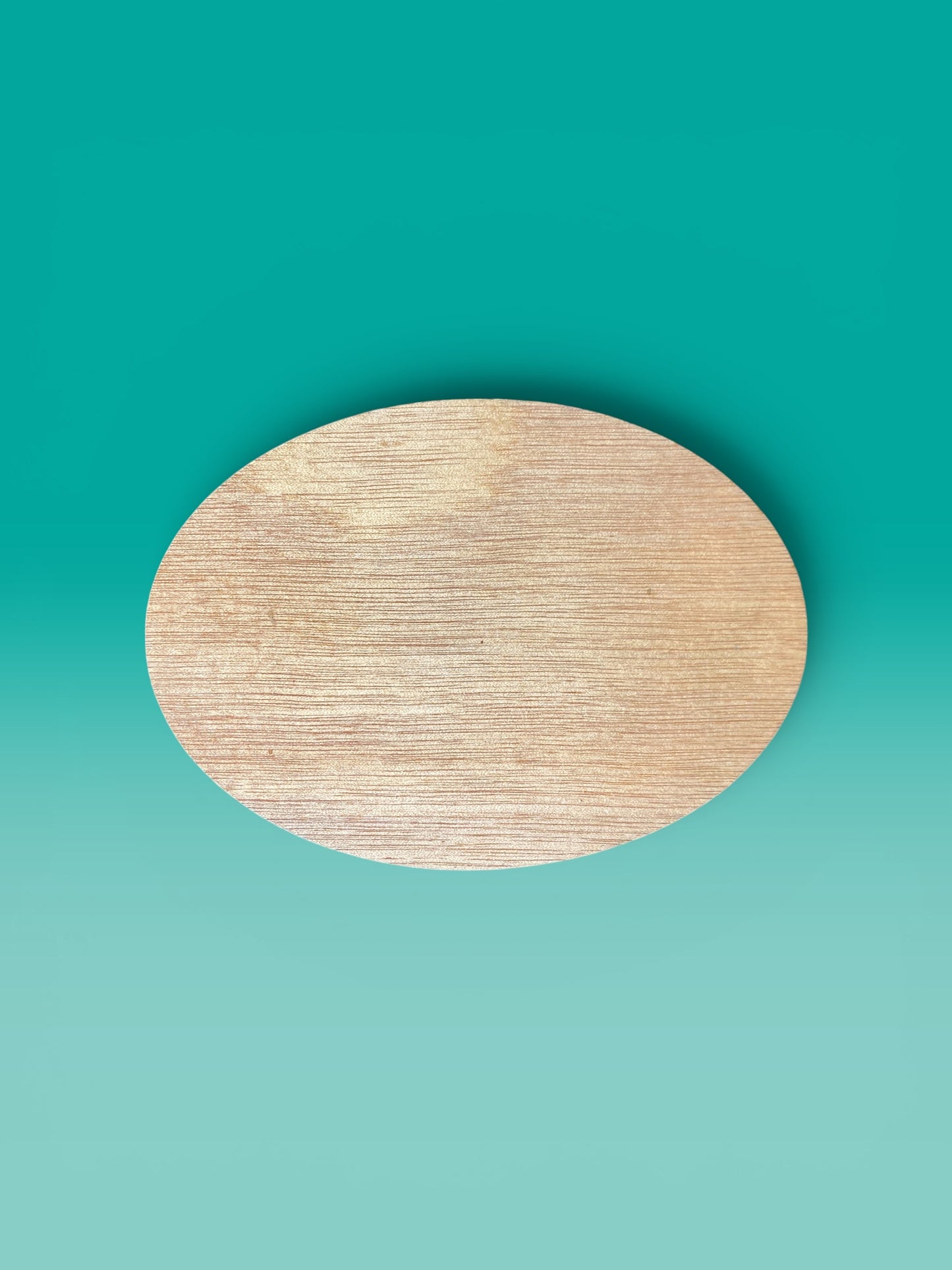 Round Wood Trinkets with Flower Inlay