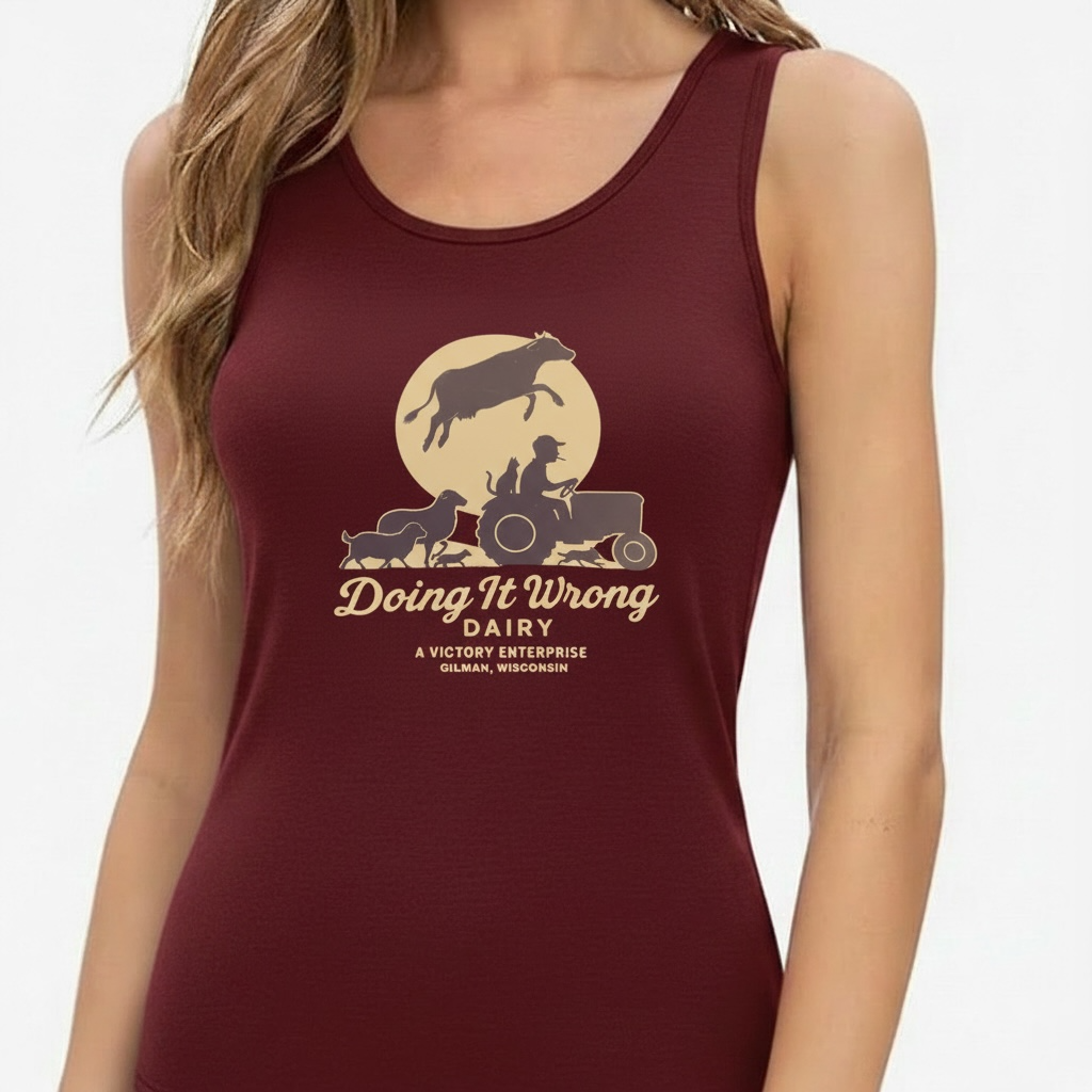 Doing It Wrong Dairy Enterprise Women's Tank Top