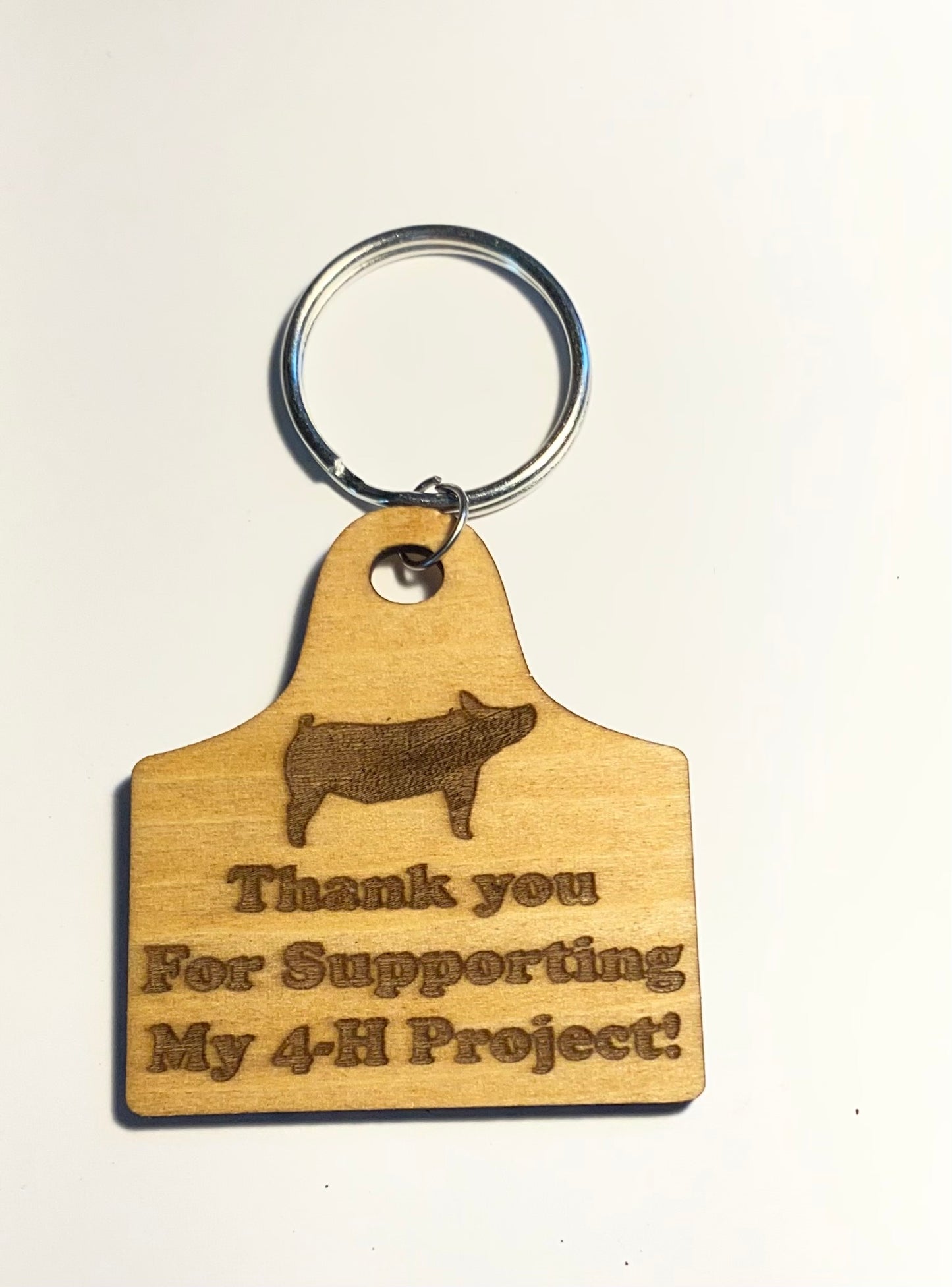 4-H Thank you Keychains