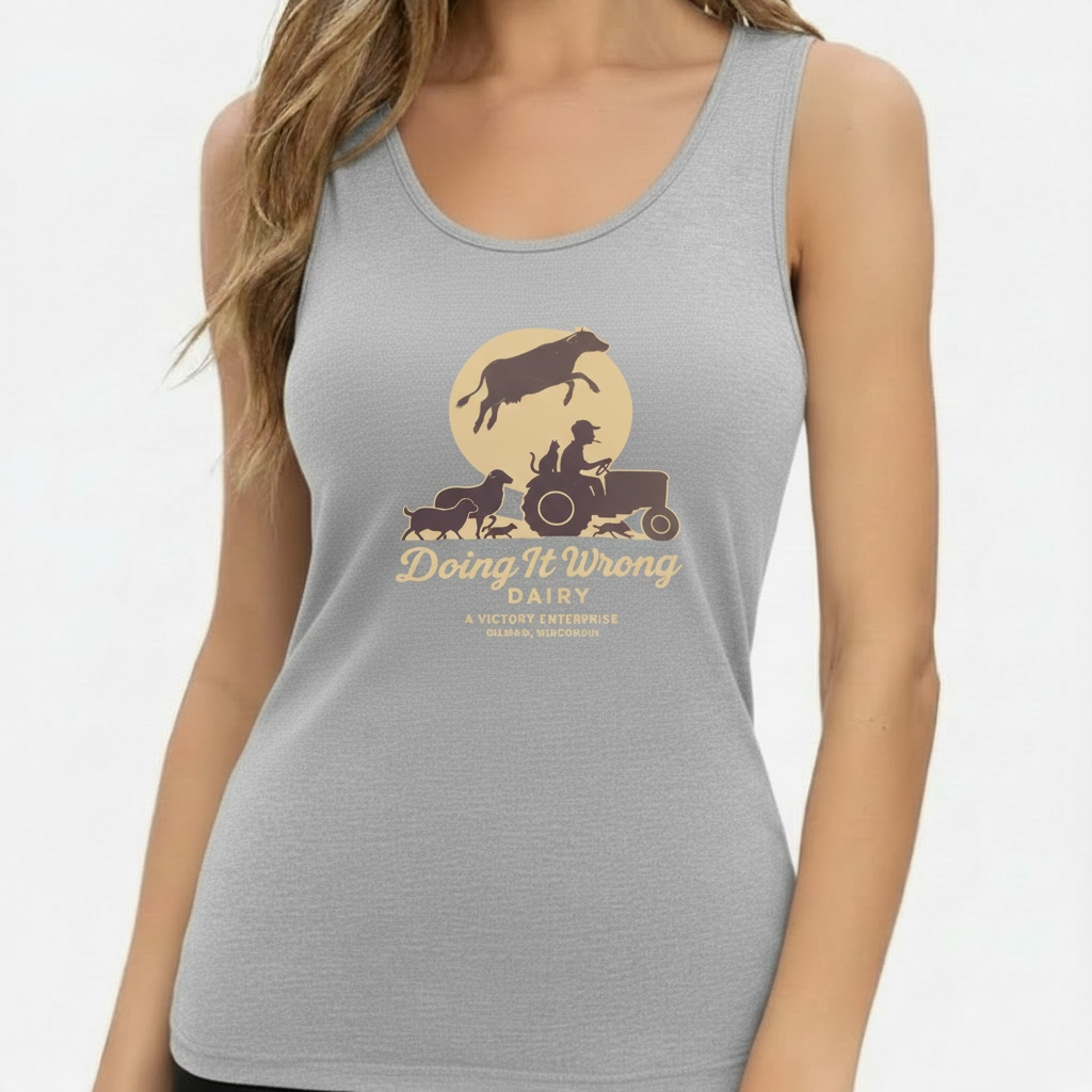 Doing It Wrong Dairy Enterprise Women's Tank Top