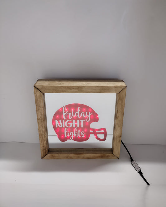 Friday Night Lights Light Box