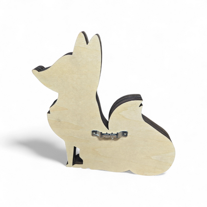 3D Layered Wood- Fox