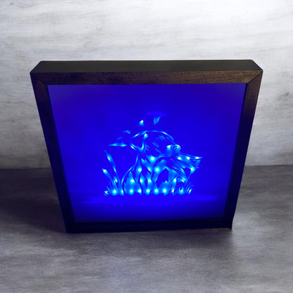Hunting Dog Mirror  Light Box