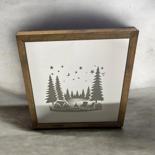 Camping Mirror Light Box