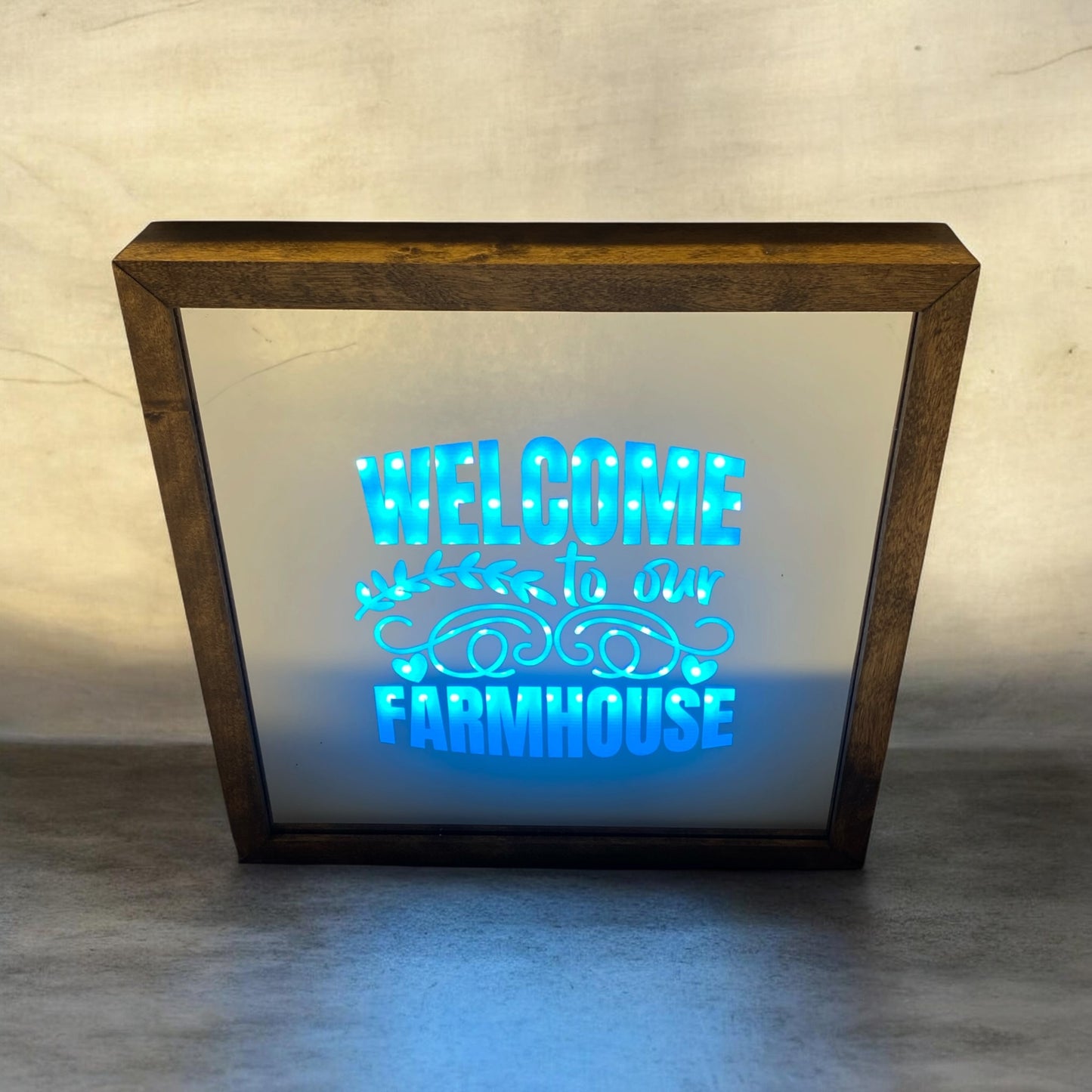 Welcome to our Farmhouse Mirror Light Box