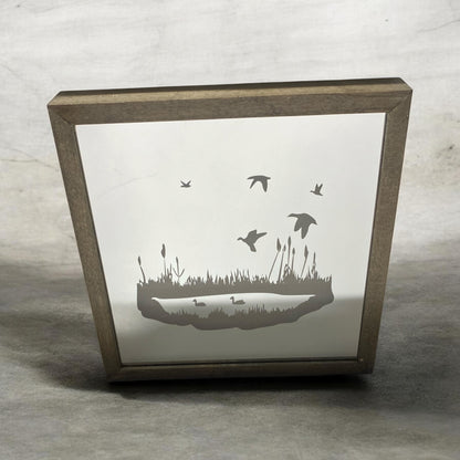 Duck Pond Mirror Light Box