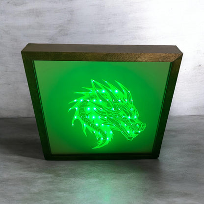 Dragon Head Mirror Light Box