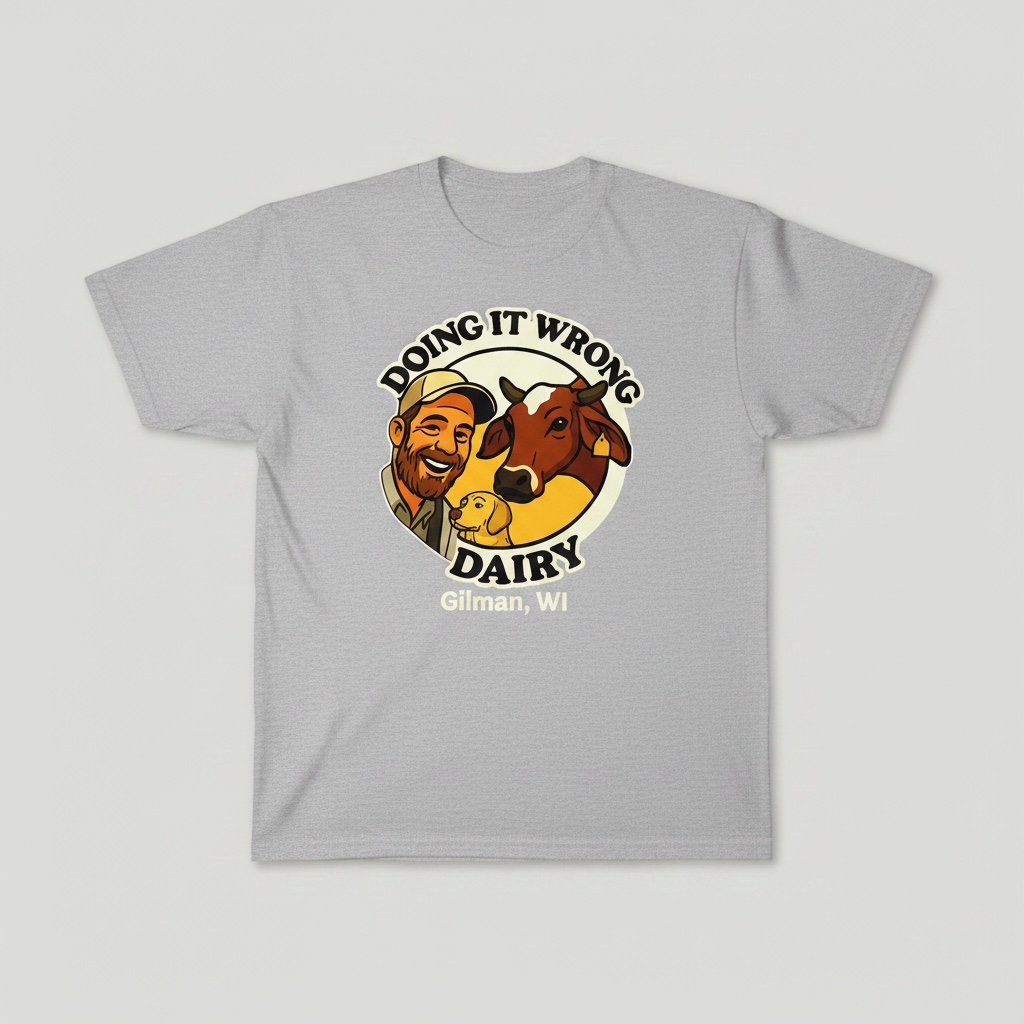 YOUTH- Doing It Wrong Dairy T-Shirt