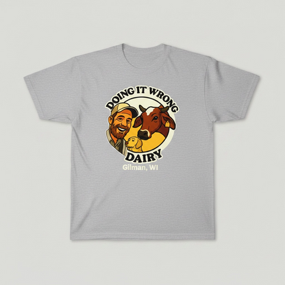 YOUTH- Doing It Wrong Dairy T-Shirt