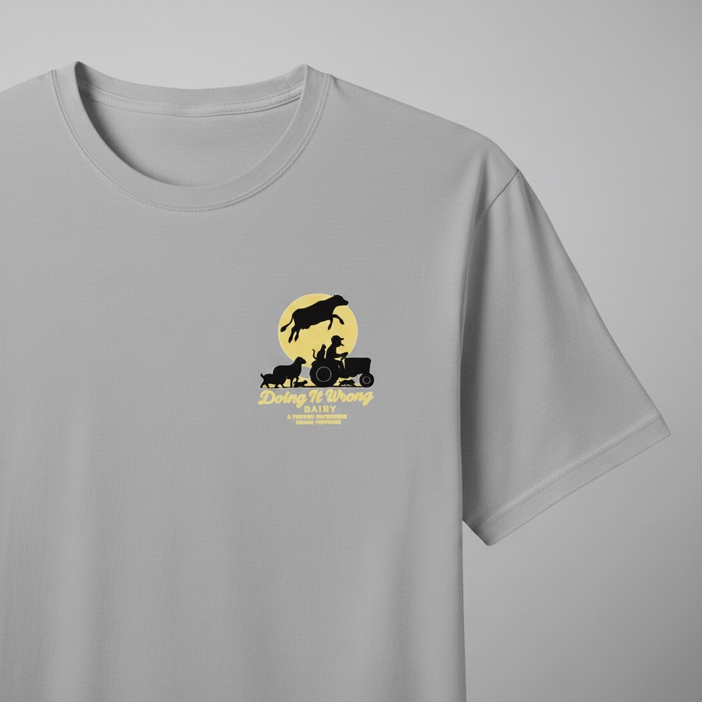 Doing It Wrong Dairy Enterprise T-Shirt