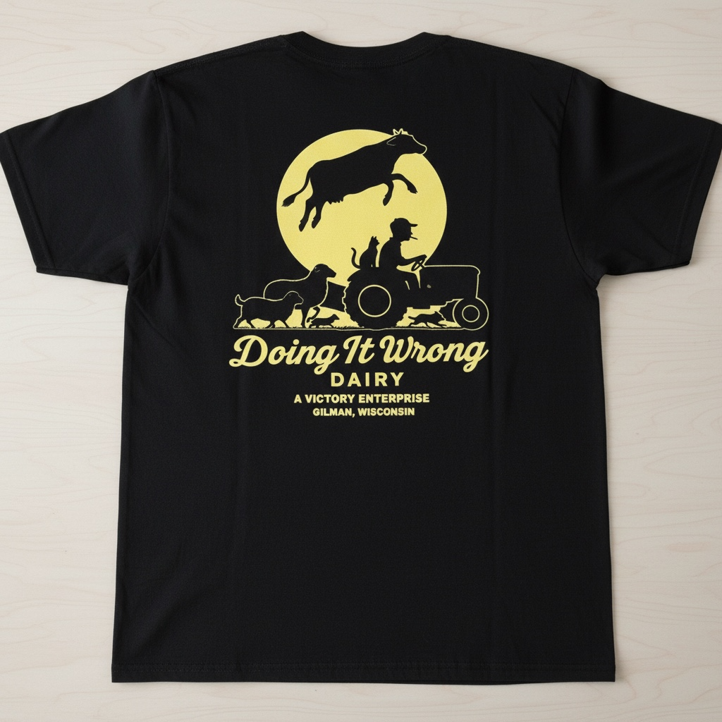 Doing It Wrong Dairy Enterprise T-Shirt